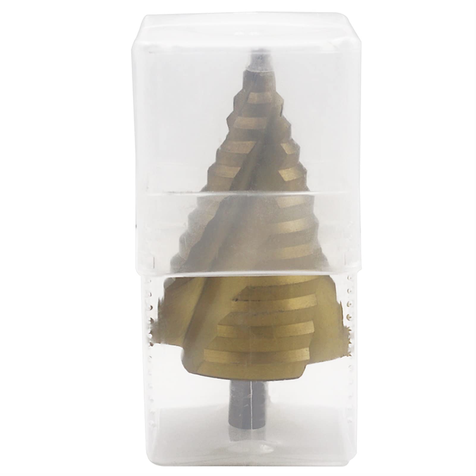 Pagoda Shape HSS Triangle Shank 3R Spiral Step Drill Bit Set (6-65mm) for Metal & Steel - High Speed Steel Cone Drill Bit for Power Tools - Perfect for DIY Projects, Metalworking & Home Repairs