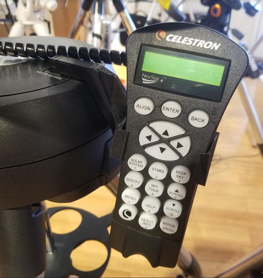 Celestron SE Hand Controller Holder - 3D Printed Mount for Telescope Accessories - Perfect for Astronomy Enthusiasts & Stargazing