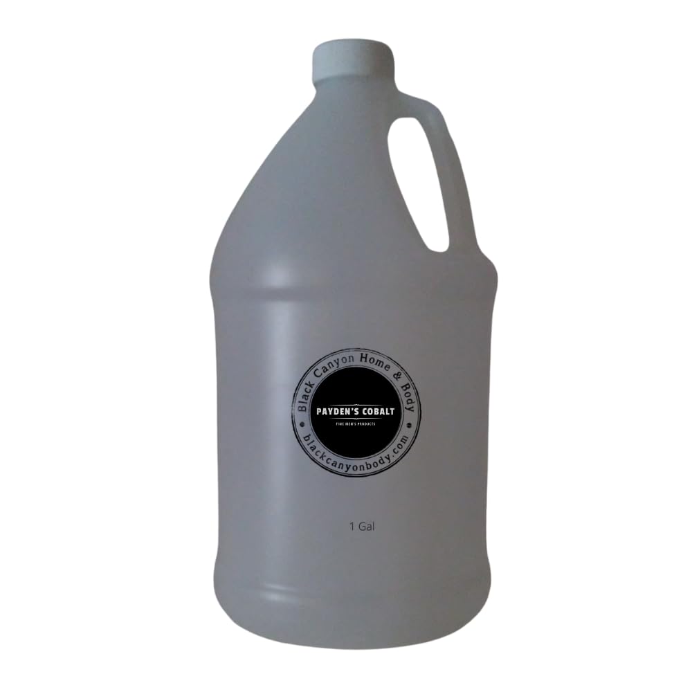 Payden's Cobalt Bergamot Fig & Leather Scented Luxury Body Lotion for Men - 1 Gallon with Lanolin & Jojoba Oil | Moisturizing & Long-Lasting Fragrance | Perfect for Daily Skincare & Grooming Routine