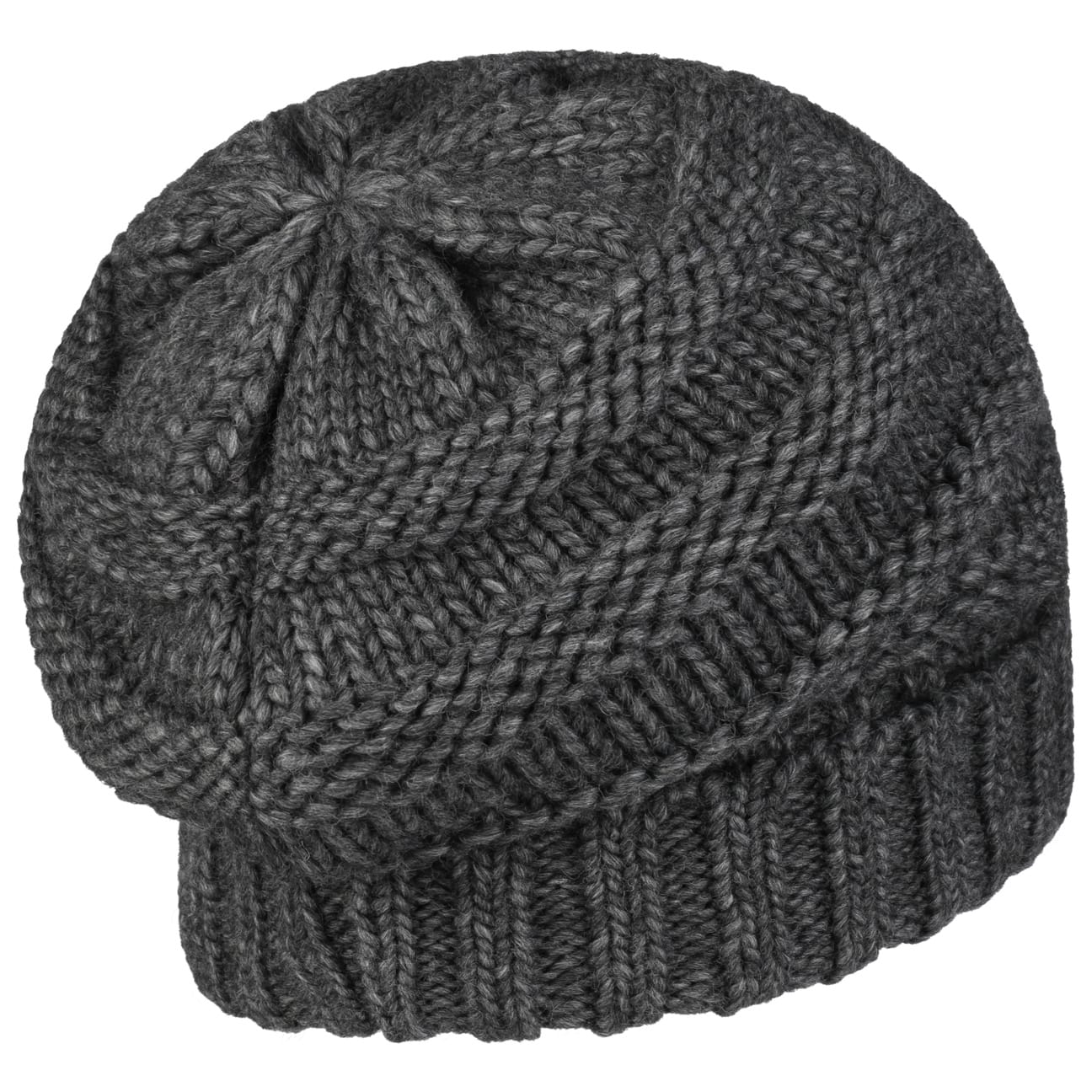 Lierys Long Beanie Knit Hat for Men & Women - Winter Warm Stretchy Slouchy Beanie - Cozy Soft Ribbed Knit Cap for Cold Weather - Perfect for Skiing, Hiking, and Outdoor Activities
