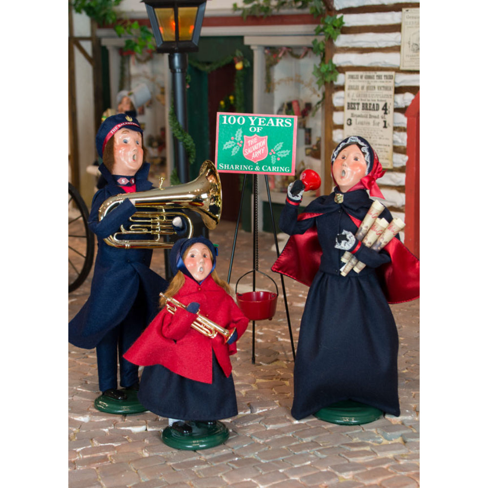 Byer's Choice Salvation Army Kettle - Collectible Christmas Caroler Figurine for Holiday Decorations & Charity Donations - Perfect for Christmas Displays, Gift Giving & Charity Fundraising Events
