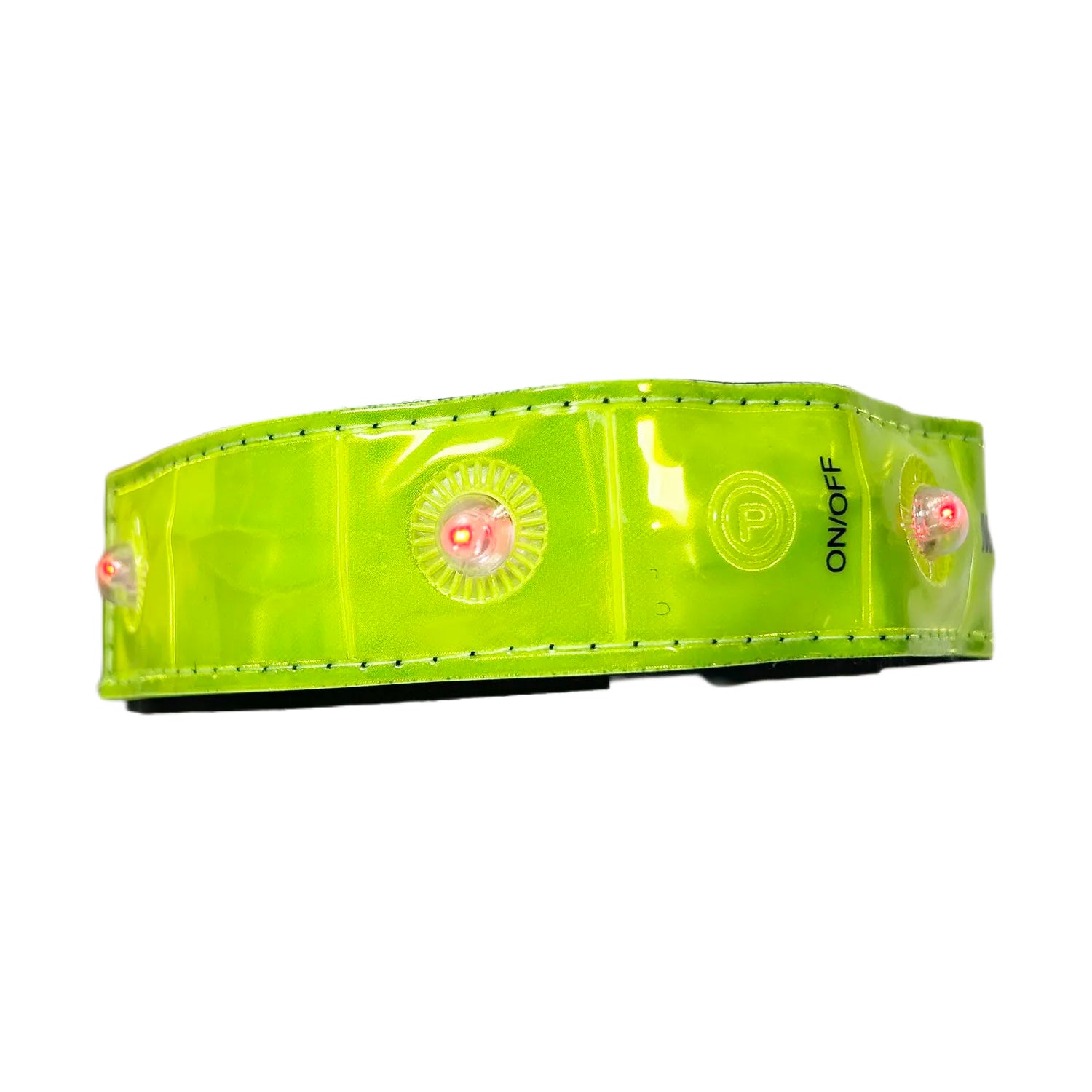 Roadside X Training Cross Country Cycling Safety Band with 4 LED Lights - High Visibility Reflective Armband for Night Running, Jogging & Outdoor Sports