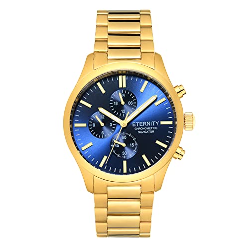 Gold/blue dial