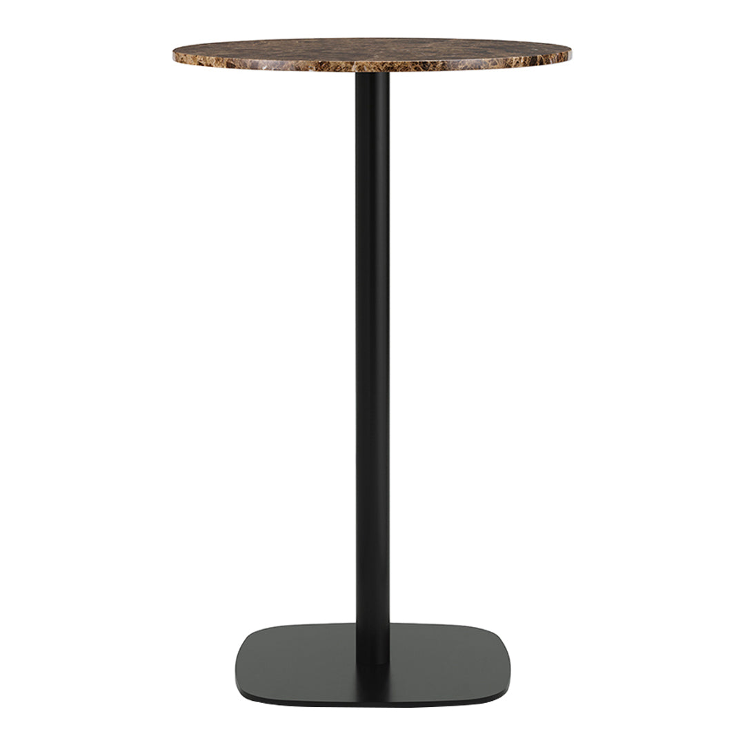 Round Cafe Table - Bar & Counter Height for Kitchen, Dining Room & Outdoor Patio Use