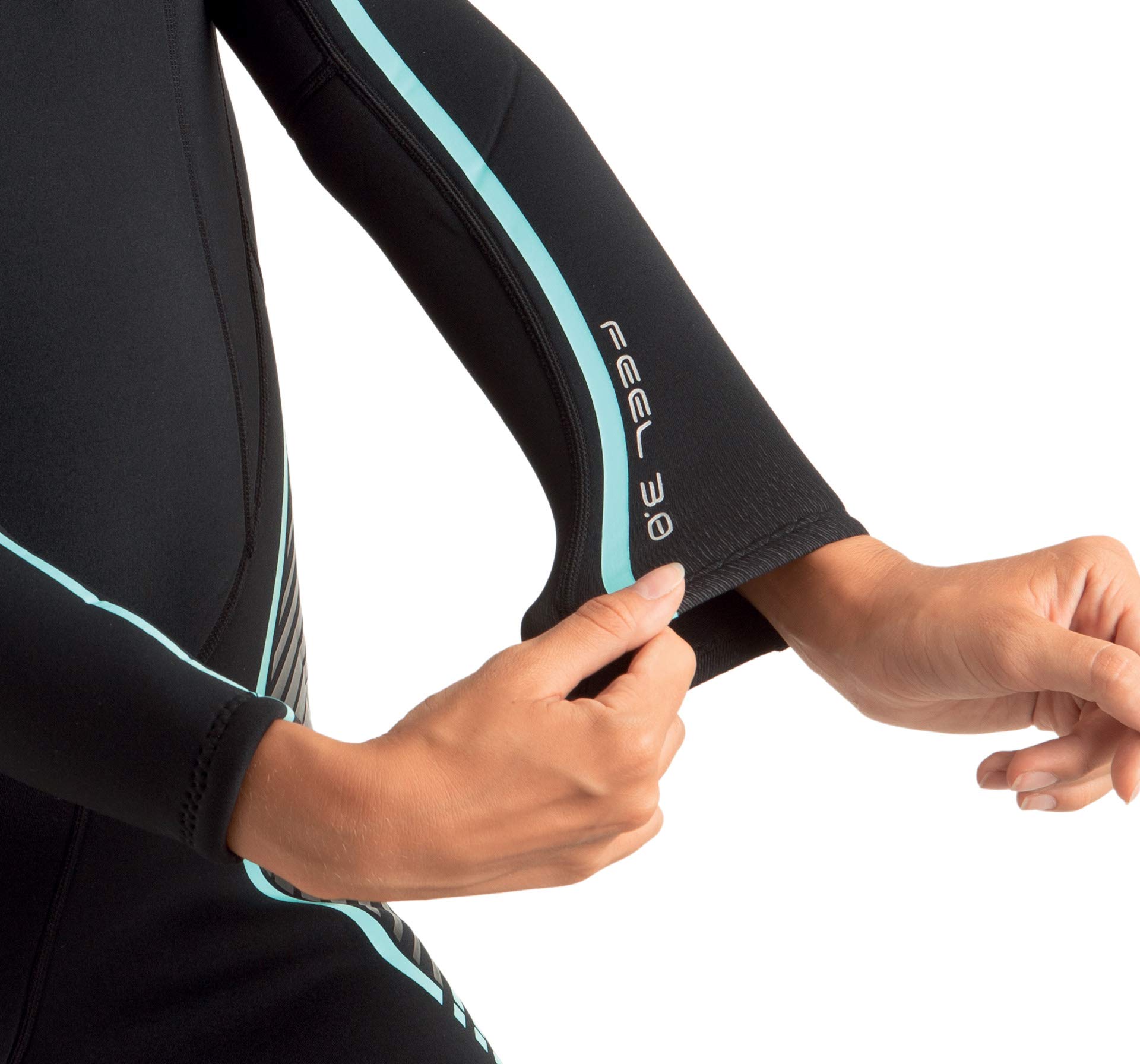 Premium Women's One-Piece 3mm Neoprene Wetsuit - Ultra Elastic Back Zipper Design for Scuba Diving, Snorkeling & Freediving | Perfect for Warm Water Adventures & Water Sports Enthusiasts