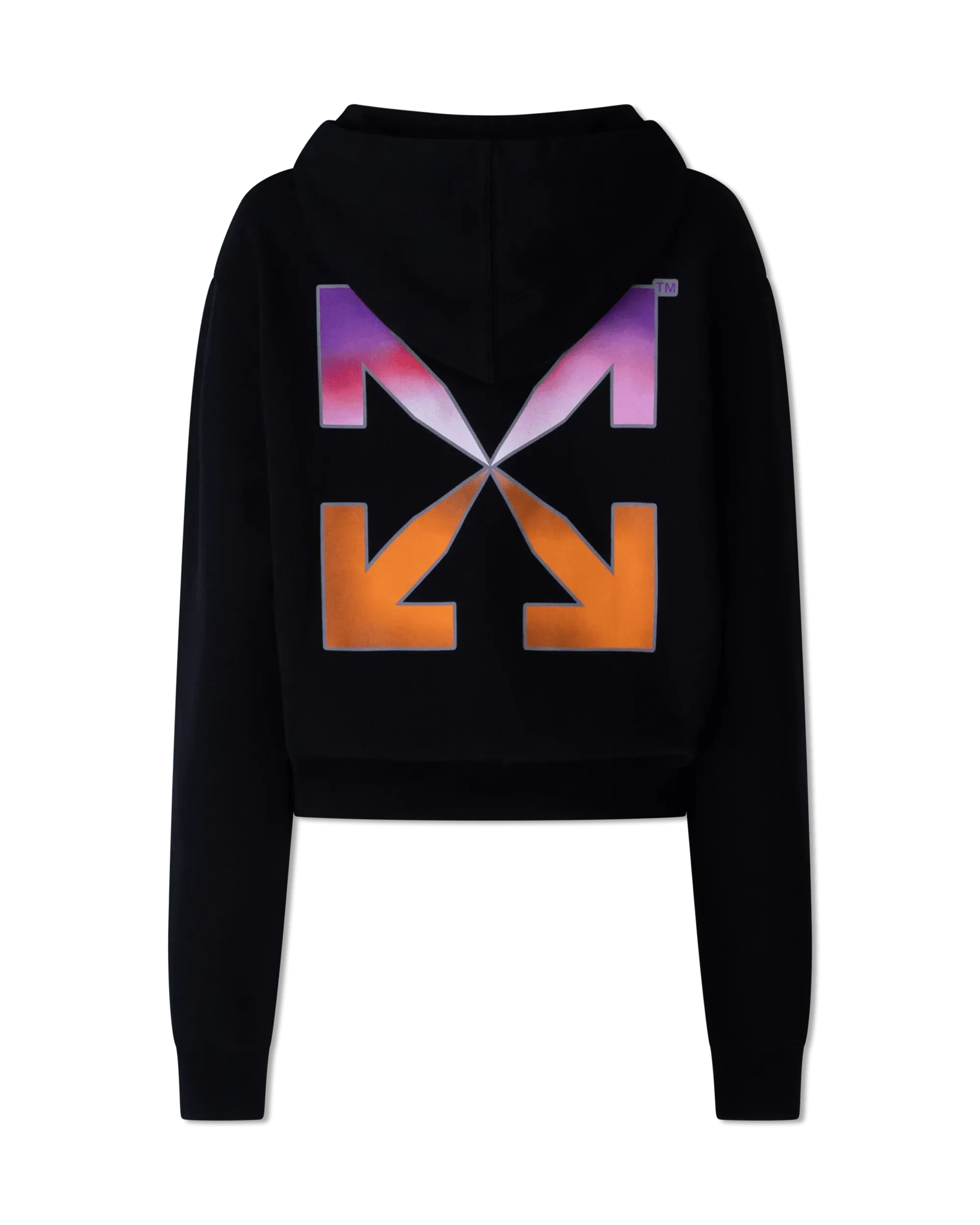 Gradient Cropped Hoodie for Women & Men - Stylish Pullover Sweatshirt for Casual Wear, Street Fashion & Loungewear