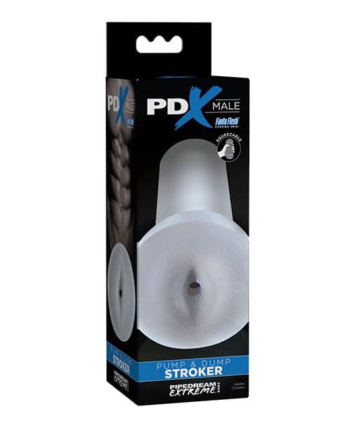 PDX Male Pump & Dump Stroker - Frosted Textured Pleasure Sleeve for Enhanced Stimulation | Perfect for Solo Play & Couples Use | Discreet & Easy to Clean Adult Toy