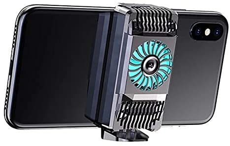 Semiconductor Phone Cooler - 3-Second Rapid Cooling Fan for Gaming & Live Streaming - Black | Perfect for Mobile Gamers & Video Watchers