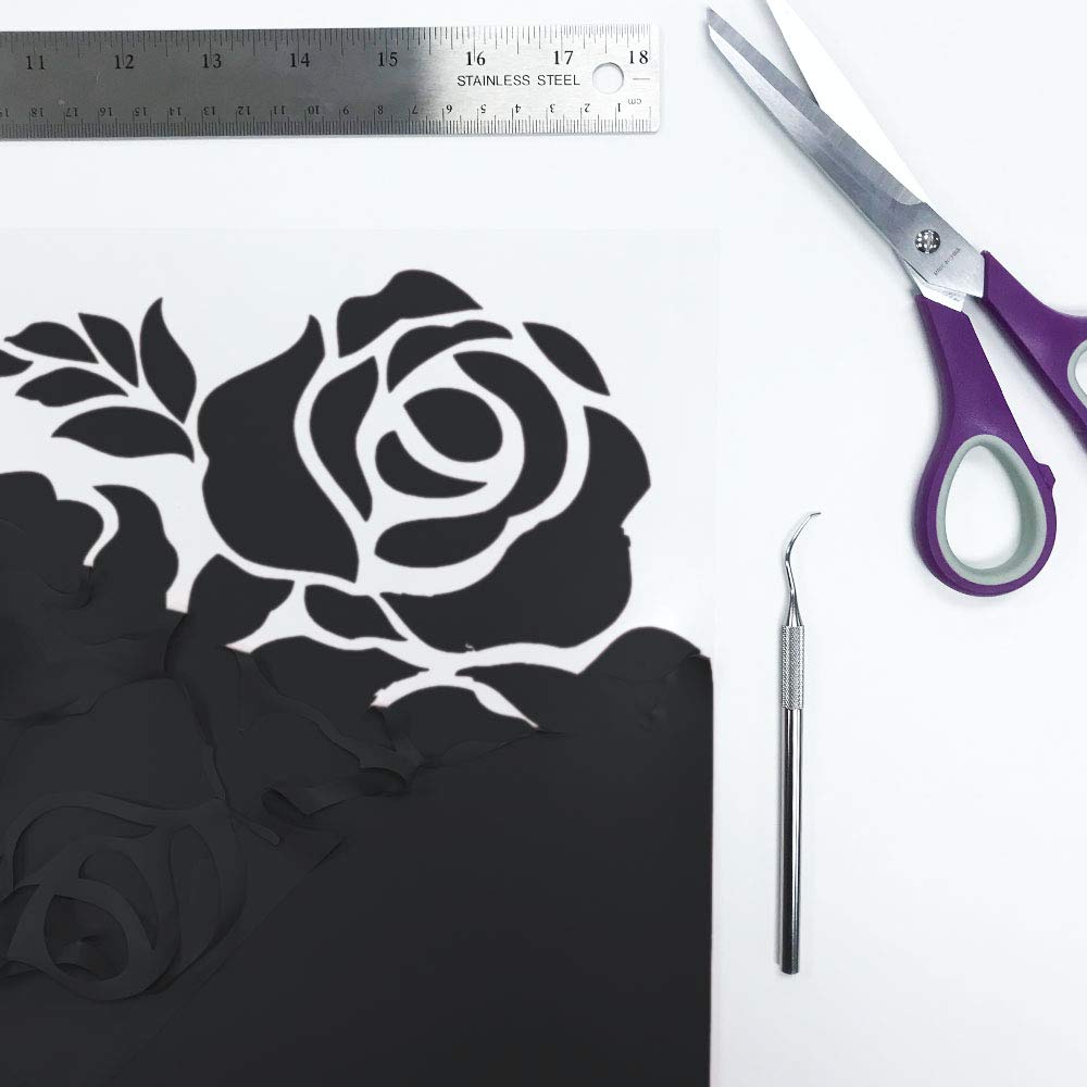 Siser EasyWeed Matte Black HTV Heat Transfer Vinyl Roll 11.8