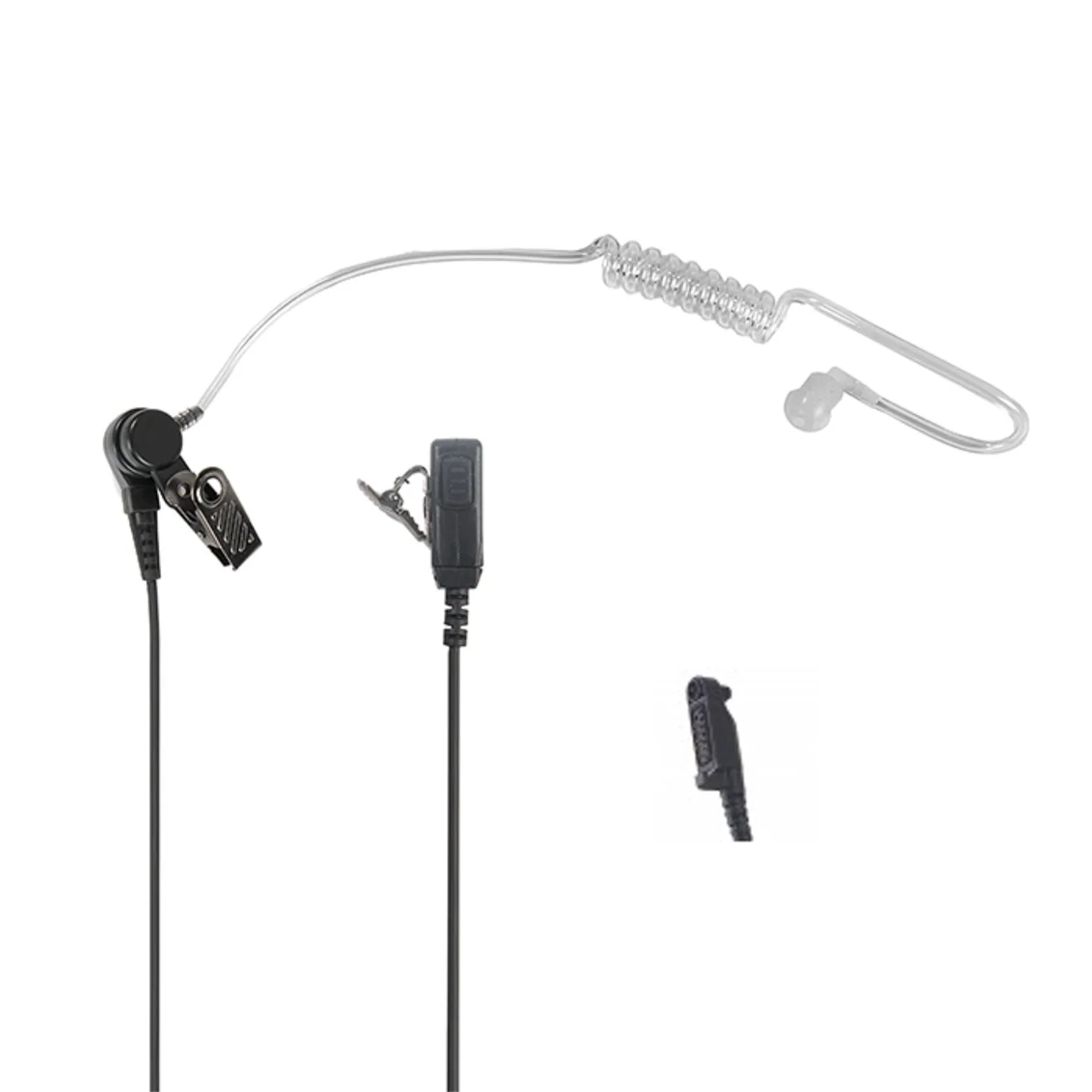 Atlantic Radio EAN22 Acoustic Tube Earpiece - Professional Surveillance Kit for H Series Radios | Covert Communication for Security & Law Enforcement