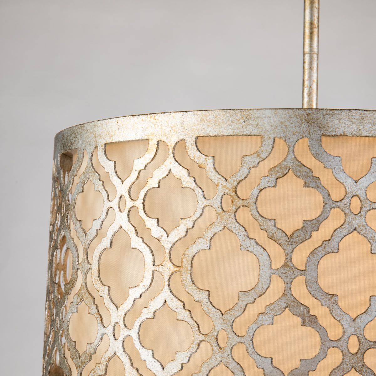 Arabella 2/3L Pendant Ceiling Light - Distressed Gold Finish Vintage Chandelier for Dining Room, Kitchen Island & Bedroom Lighting