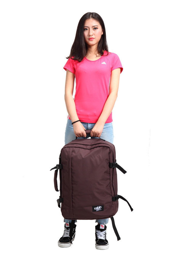 CabinZero Classic 44L Travel Backpack - Lightweight Carry-On Luggage for Men & Women | Perfect for Airplane, Weekend Trips & Outdoor Adventures