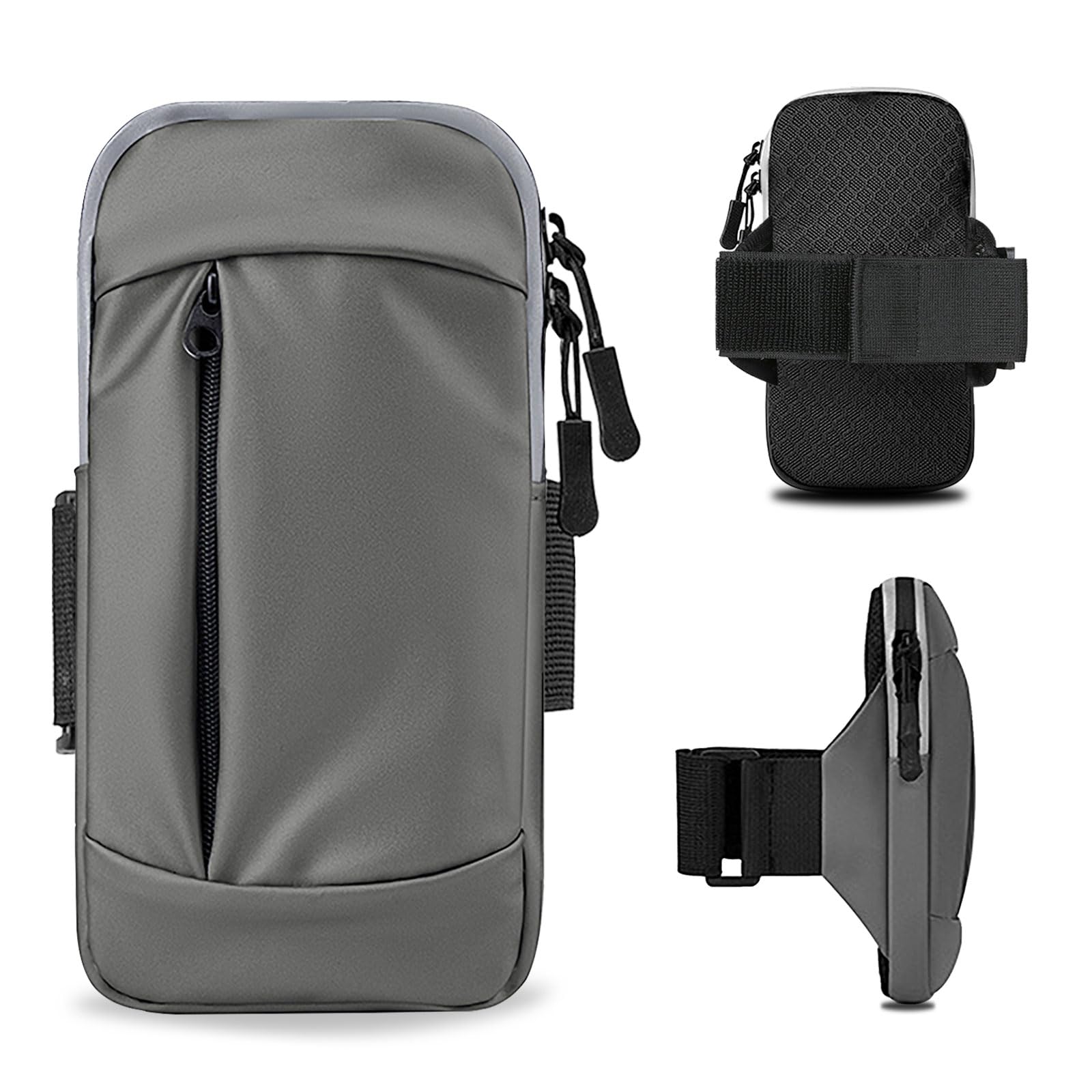 Running Armband Phone Holder for iPhone & Samsung - Adjustable Sports Armband for Men, Women & Kids - Compatible with iPhone 15/14/13/12/11 Pro Max/XS/XR/X/8/7 Plus/SE & Galaxy S24/Note/Ultra - Perfect for Jogging, Gym Workouts & Outdoor Activities