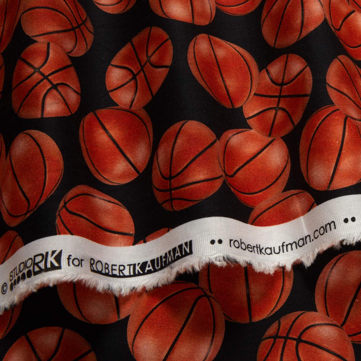 Kaufman Sports Life 5 Basketballs - Black Fabric for Outdoor & Indoor Play