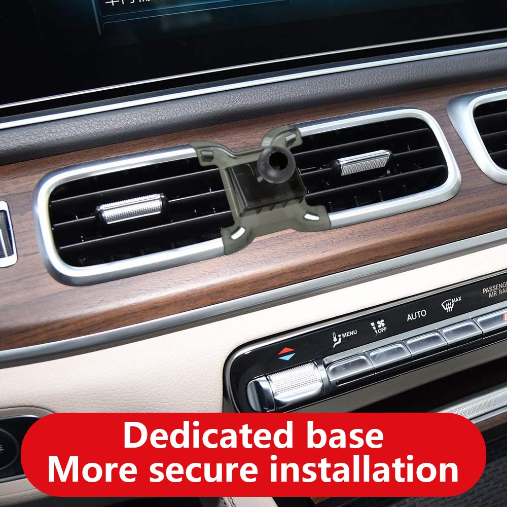 Premium Car Phone Holder Mount for 2020-2025 Mercedes Benz GLE & GLS Class - Universal Dashboard Air Vent Clip for iPhone 15/14/13, Samsung Galaxy - Perfect for GPS Navigation & Hands-Free Driving