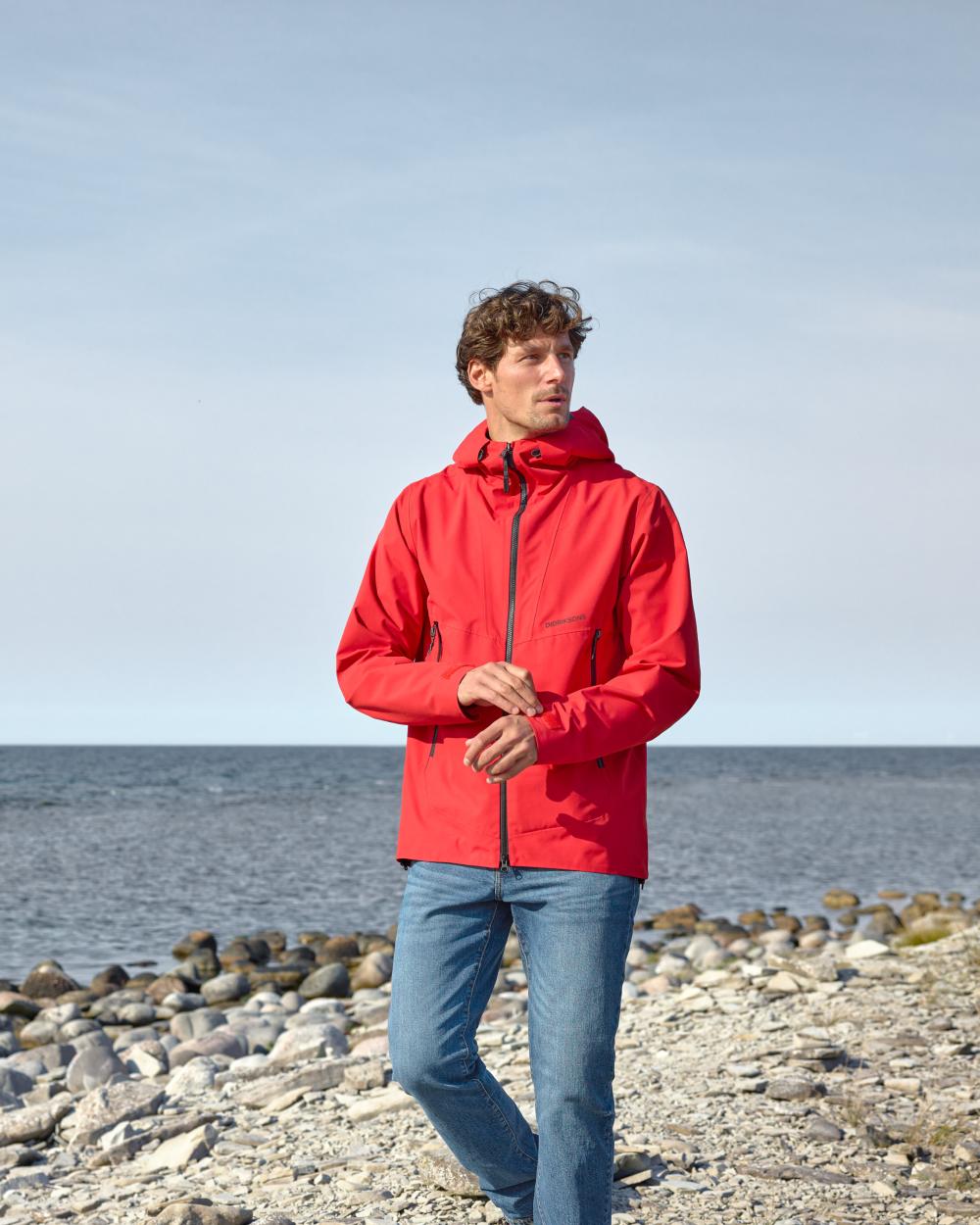 Didriksons Basil Jacket 4 - Waterproof Windbreaker for Men & Women - Lightweight Outdoor Raincoat for Hiking, Camping & Travel
