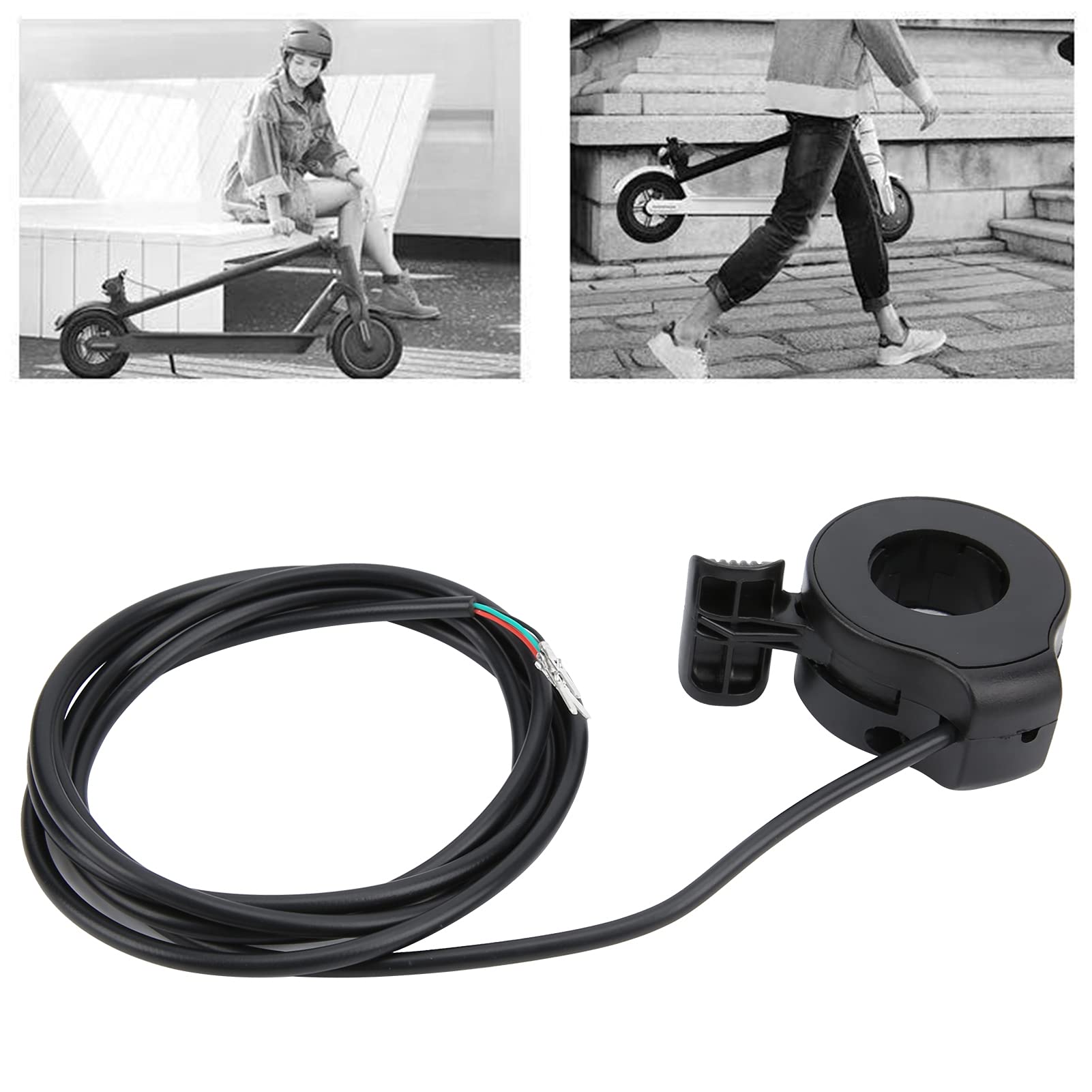 Electric Scooter Thumb Throttle Accelerator Grip - Universal Replacement Part for Most Scooter Models - Perfect for Commuting, Leisure Riding & Urban Transportation