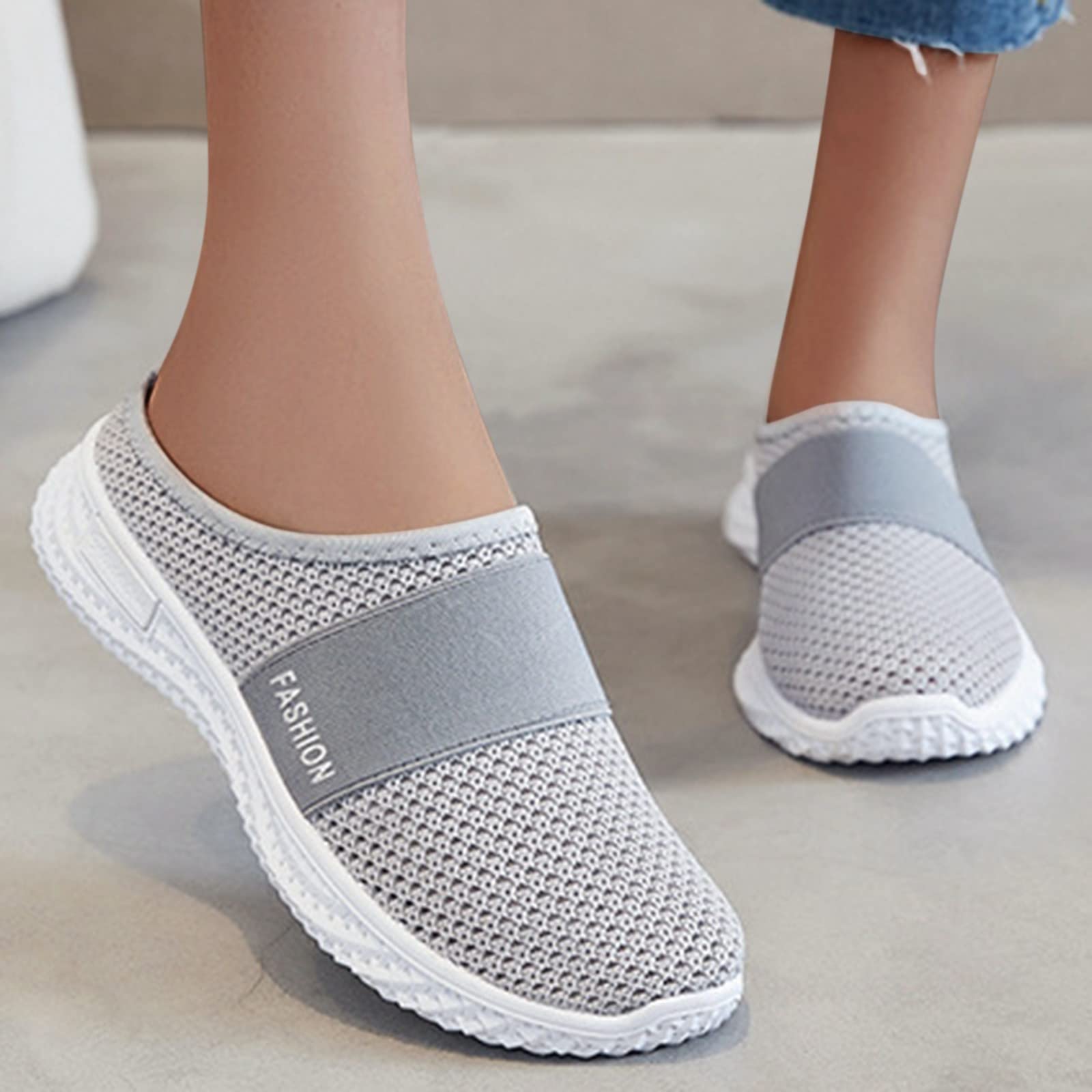 Women's Lightweight Mesh Running Shoes - Slip-On Athletic Sneakers for Walking, Gym & Workouts - Fashionable Tennis Shoes for Ladies - Perfect for Jogging, Training & Casual Wear
