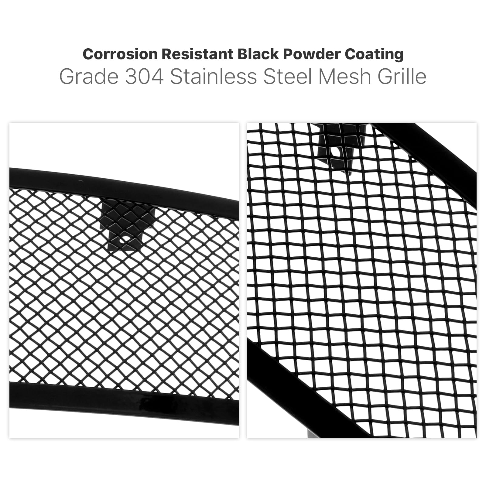 APS Compatible with Nissan Maxima 2009-2014 Main Upper Stainless Steel Black Mesh Front Grill Grille Insert N75218H - Upgrade Your Car's Style & Protection for Daily Driving & Show Events