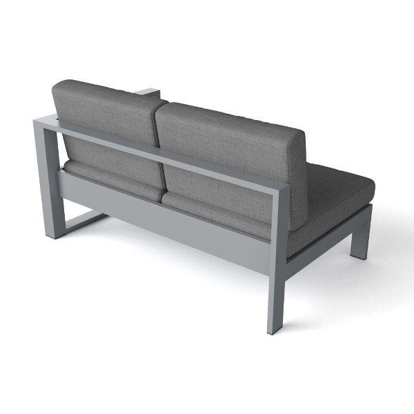 Lucca Deep Seating Left Loveseat - Modern Outdoor Patio Furniture for Backyard, Garden & Poolside Relaxation