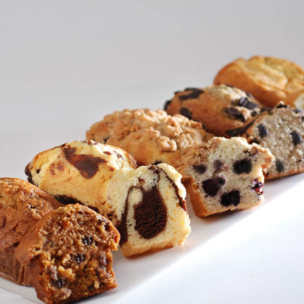 Poppie's Dough Gourmet Mini Loaf Cake Sampler #2 - Assorted Flavors Bite-Sized Desserts | Perfect for Parties, Gifts & Afternoon Tea