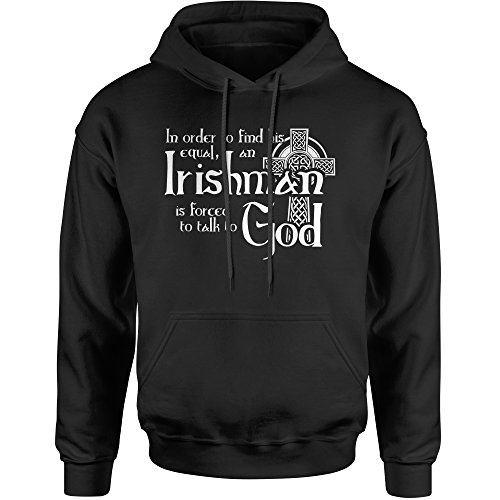 Funny Irish St. Patrick's Day Hoodie for Men & Women - FerociTees Unisex Pullover with Irish Quotes | Perfect for Pub Crawls, Parades & Irish Pride Celebrations