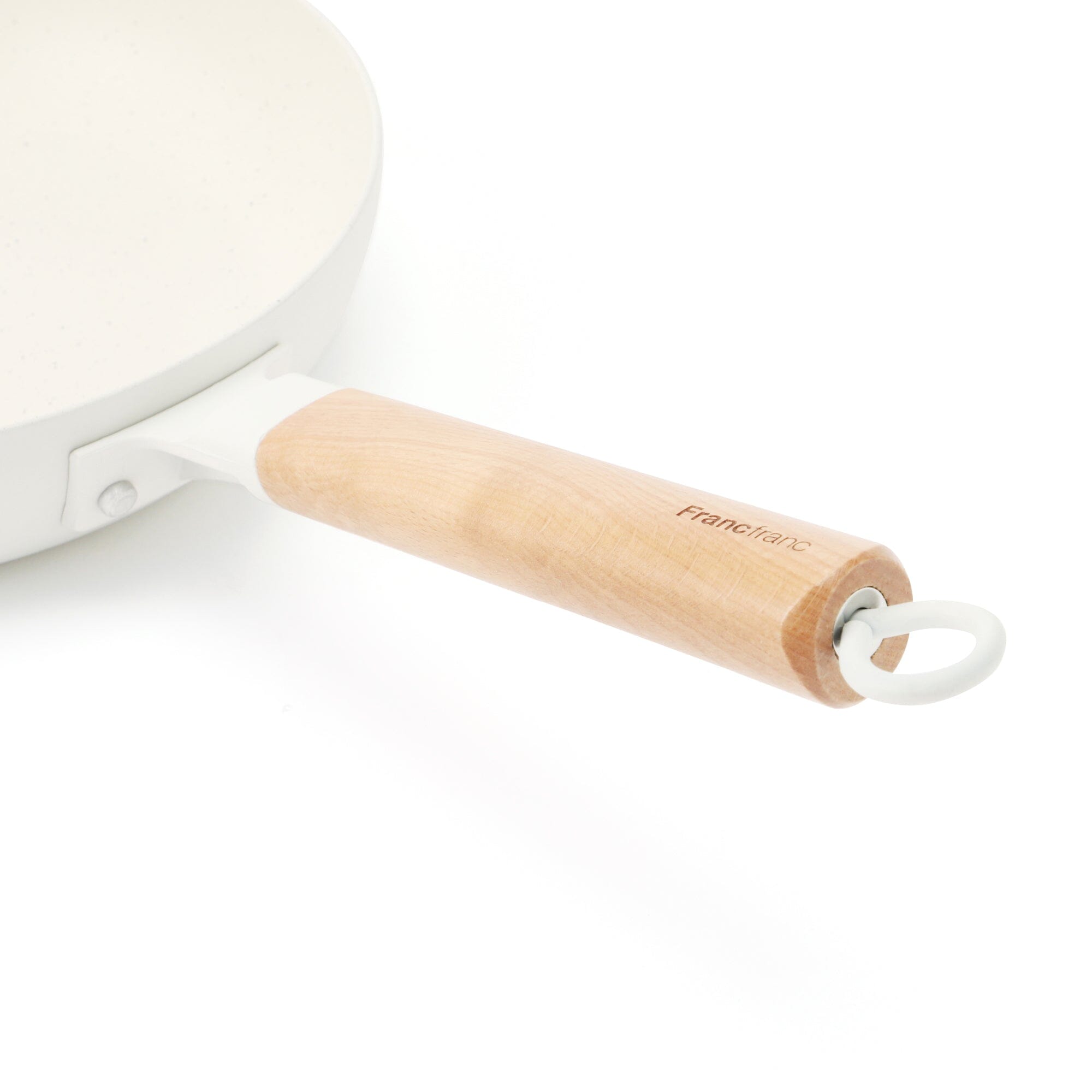 26cm Ivory IH/Direct Fire Frying Pan - Nonstick Skillet for Induction & Gas Stoves - Perfect for Sautéing, Frying & Cooking Family Meals