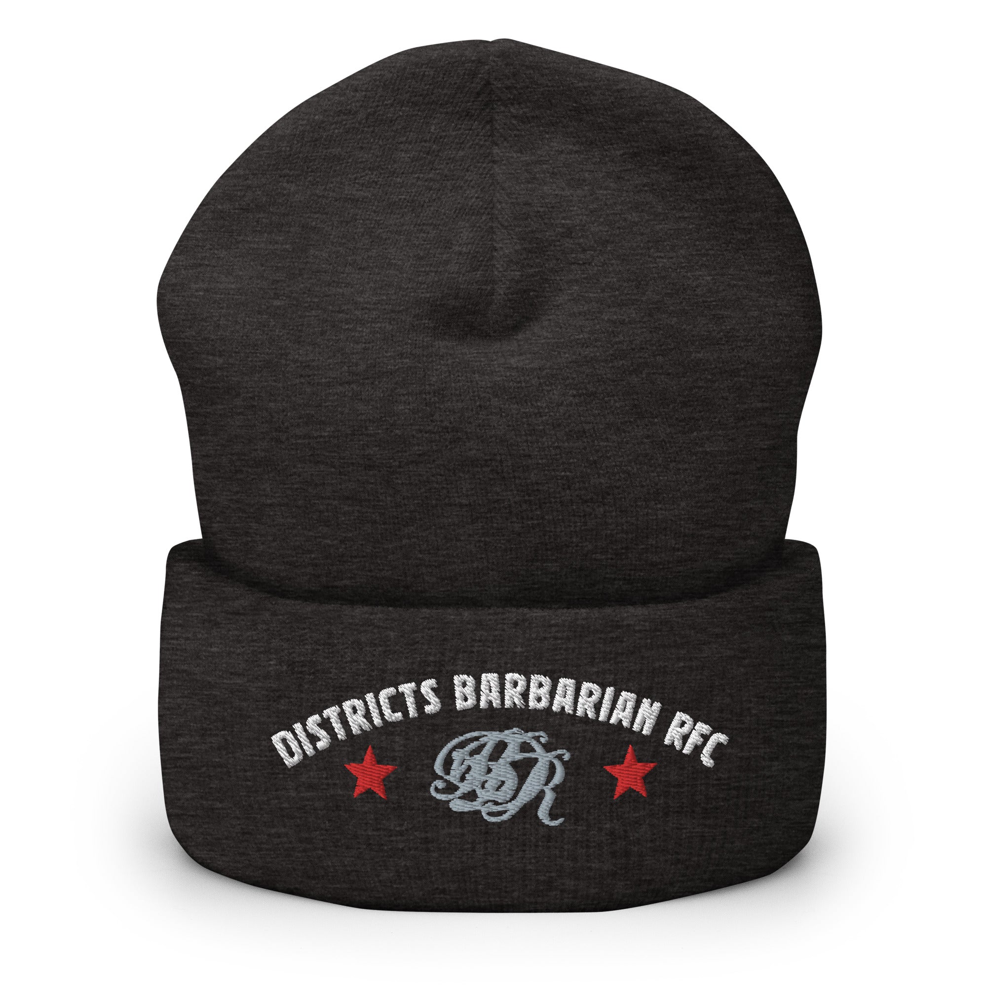 Districts Barbarian RFC Cuffed Beanie - Winter Knit Hat for Men & Women - Warm Fleece Lined Skull Cap for Outdoor Activities, Running, Hiking, and Snow Sports