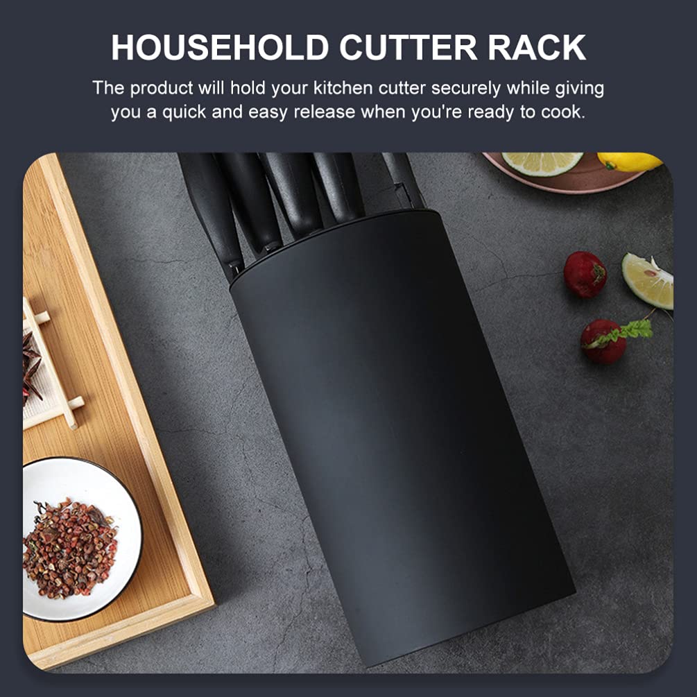 1pc Plastic Knife Holder - Kitchen Utensil Organizer & Storage Stand for Forks, Spoons, Cutlery - Durable Kitchen Accessory for Countertop, Drawer Organization - Perfect for Home, Restaurant, Office Use