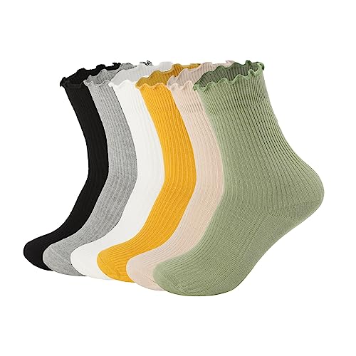 6 Pairs（green&light Brown&yellow&white&gray&black）