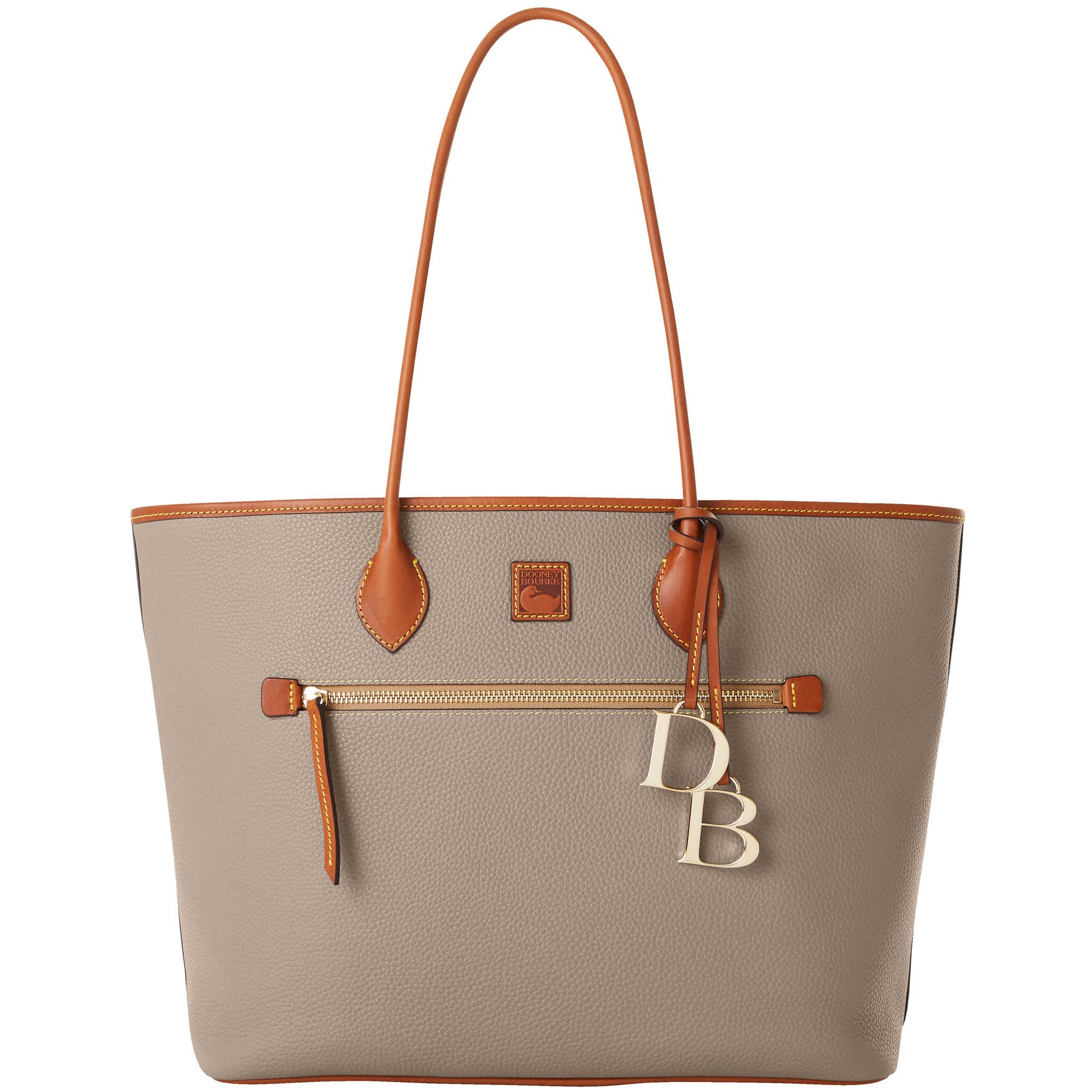 Dooney & Bourke Large Leather Tote Bags for Women - Spacious Zippered Tote with Adjustable Shoulder Straps | Perfect for Work, Travel & Everyday Use