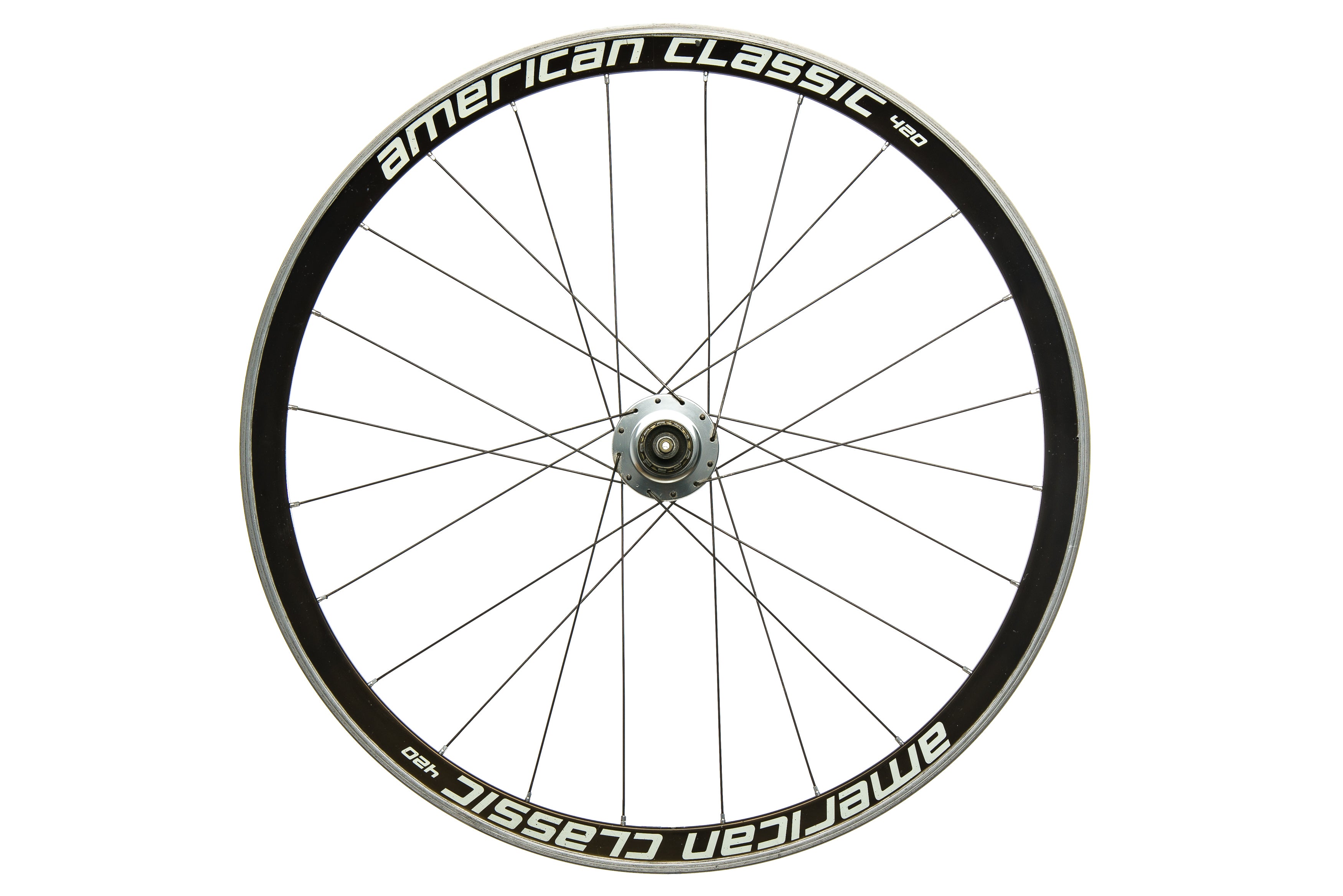American Classic 420 PowerTap 2.4+ Aluminum Clincher 700c Rear Wheel - Lightweight Cycling Wheel for Road Bikes & Training - Perfect for Road Racing, Endurance Rides & Performance Training