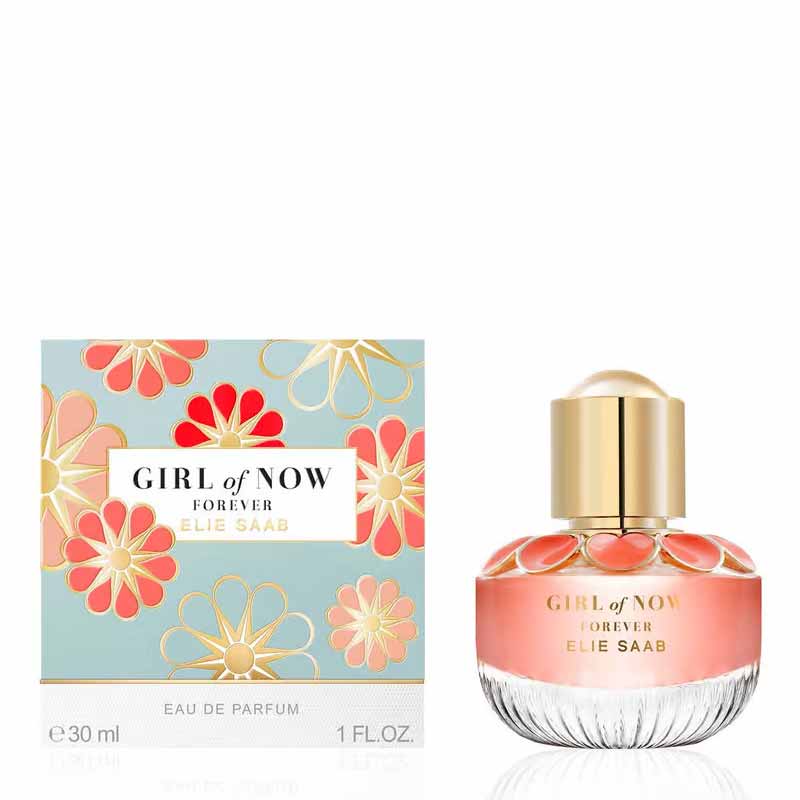 Elie Saab Girl of Now Forever Eau de Parfum for Women - Floral Oriental Perfume | Long-Lasting Luxury Fragrance for Date Night & Special Occasions