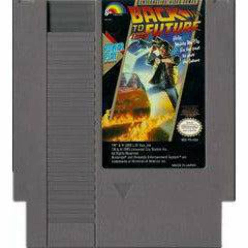 Back to the Future NES Game - Classic Retro Nintendo Entertainment System Cartridge - Perfect for 80s Nostalgia & Sci-Fi Gaming Collectors