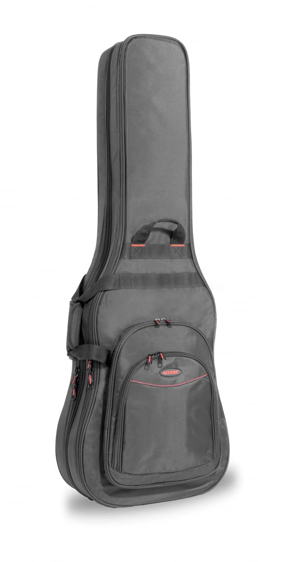 Premium Dual Electric Bass Gig Bag - Heavy Duty Padded Protection for Travel & Storage - Perfect for Musicians, Bands & Live Performances