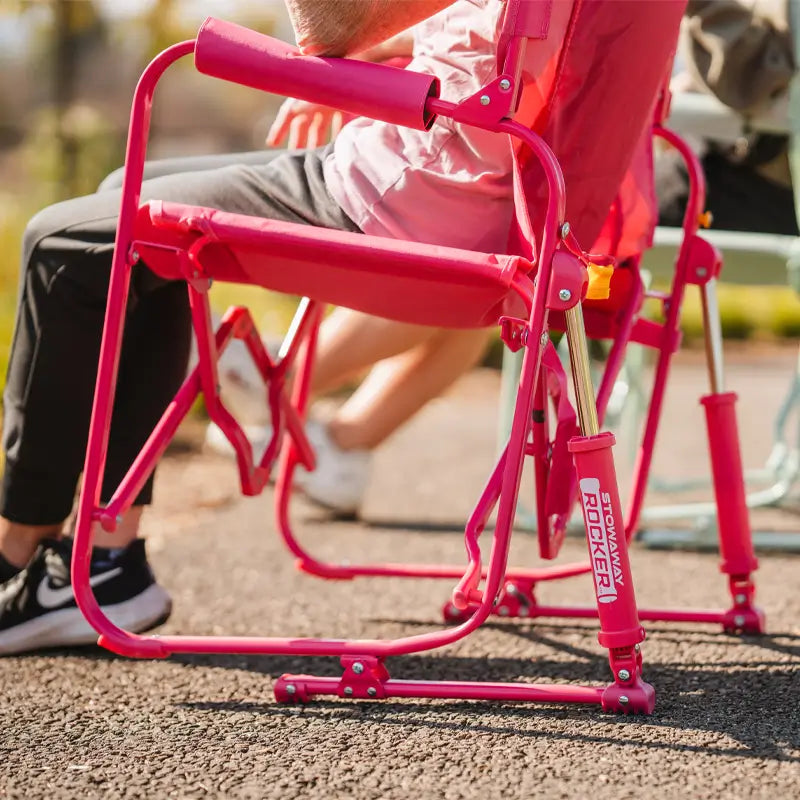 Stowaway Rocker™ - Compact Folding Rocking Chair for Camping, Travel & Small Spaces - Portable Outdoor Rocker for Patio, RV, Apartment & Nursery - Lightweight & Easy to Store