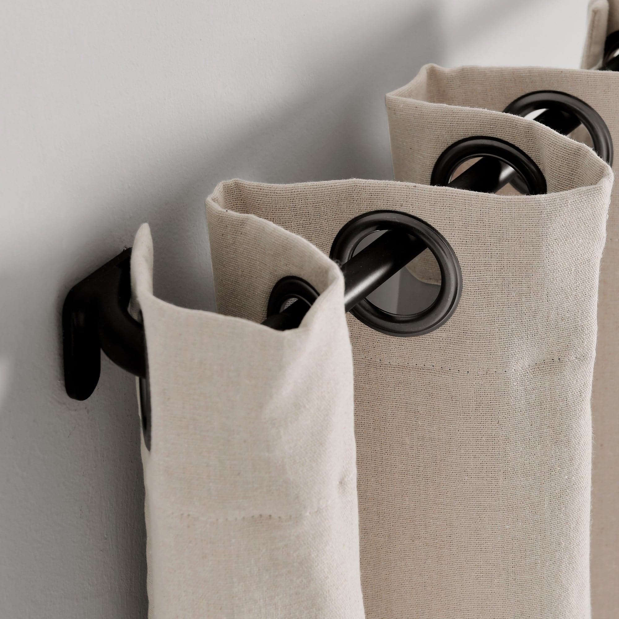 Blackout Curtains for Bedroom - Thermal Insulated Faux Linen Window Panels with Grommet Top for Noise Reduction & Light Blocking - Perfect for Home, Office, and Nursery