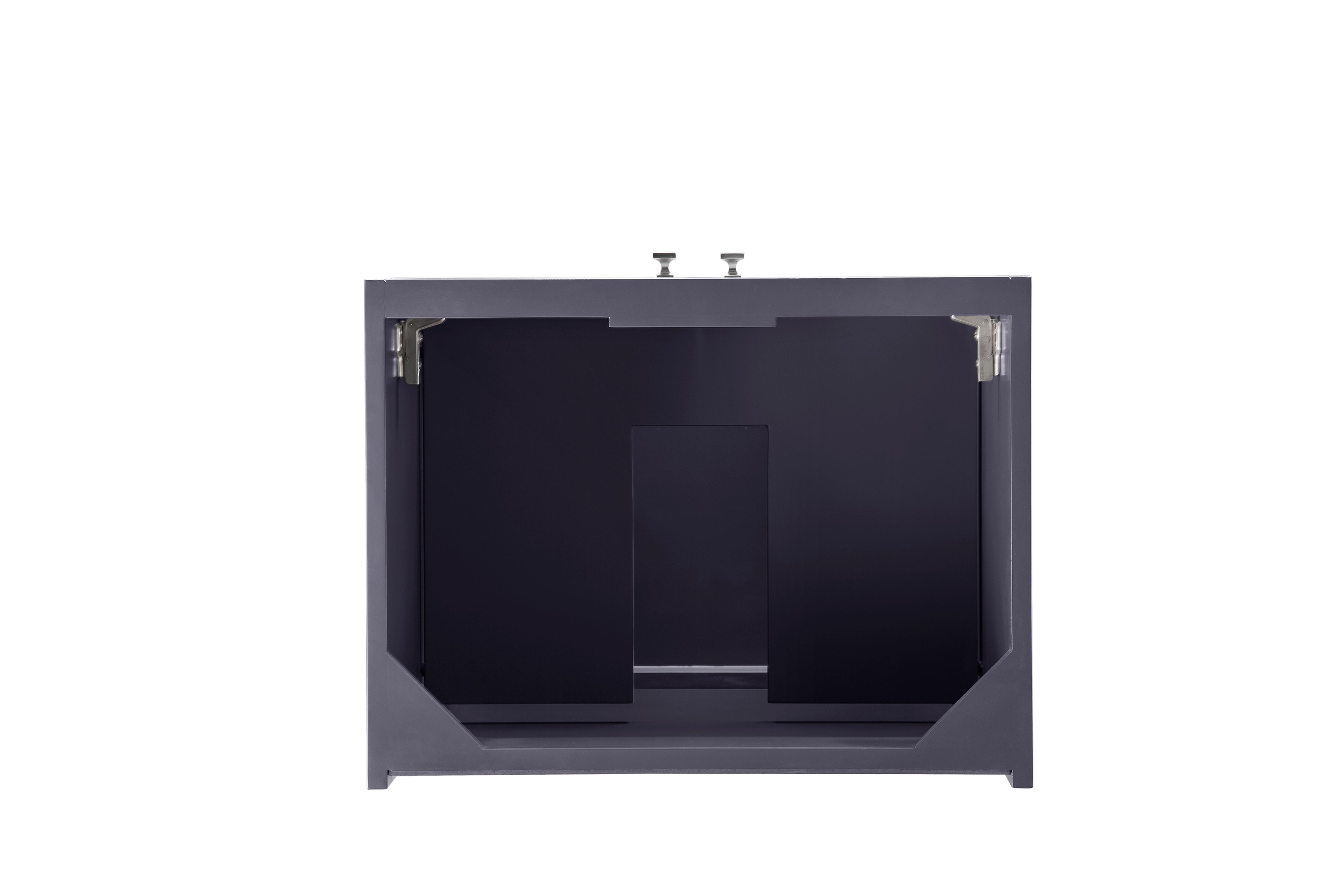 Chianti 24 Inch Single Vanity Cabinet in Mineral Grey - Modern Bathroom Storage with Soft Close Doors & Drawers for Home Remodeling