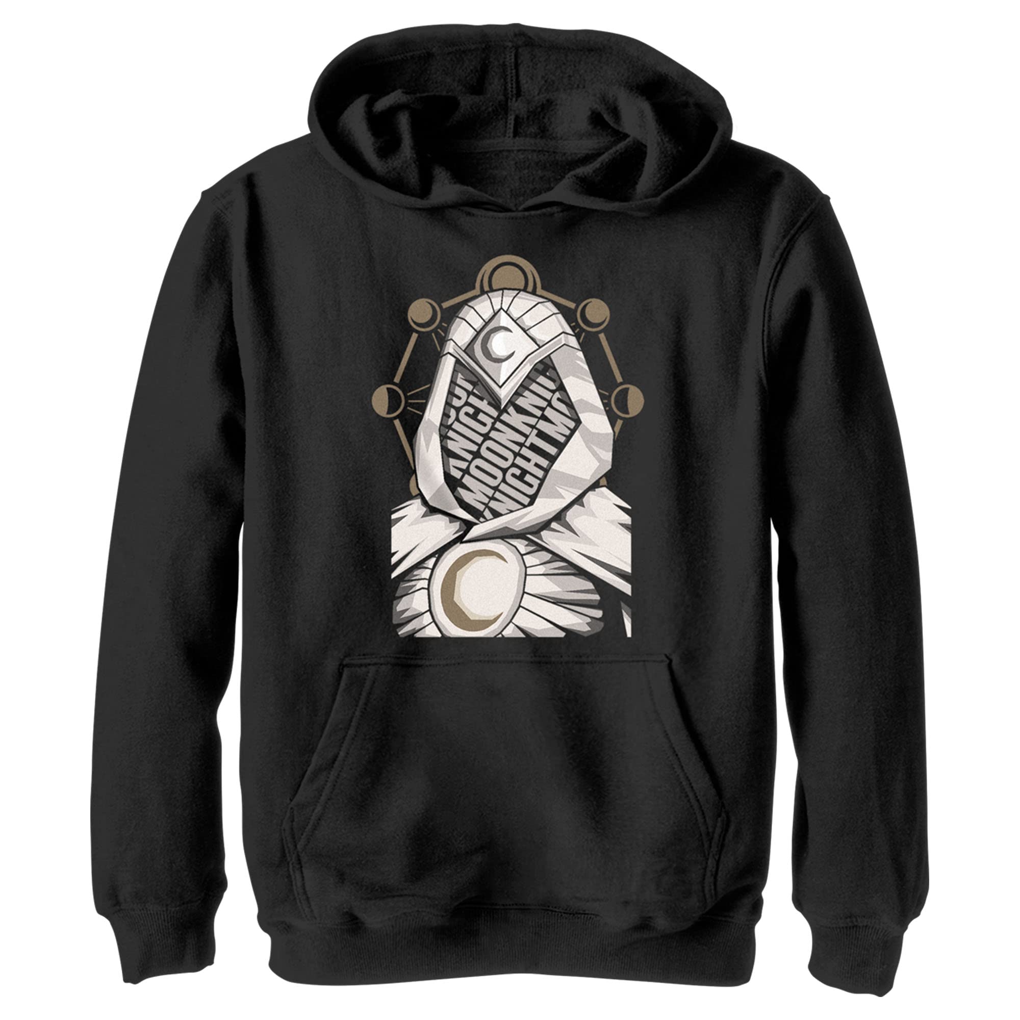 Marvel Kids' Paper Cut Moon Hoodie - Superhero Themed Pullover for Boys & Girls - Perfect for Halloween, Cosplay & Everyday Wear