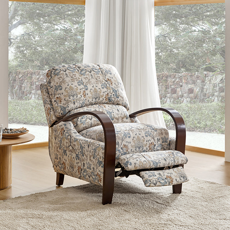Premium Diana Manual Recliner Chair - Solid Wood Frame with Plush Upholstery for Ultimate Comfort | Perfect for Living Room, Bedroom & Home Theater Relaxation