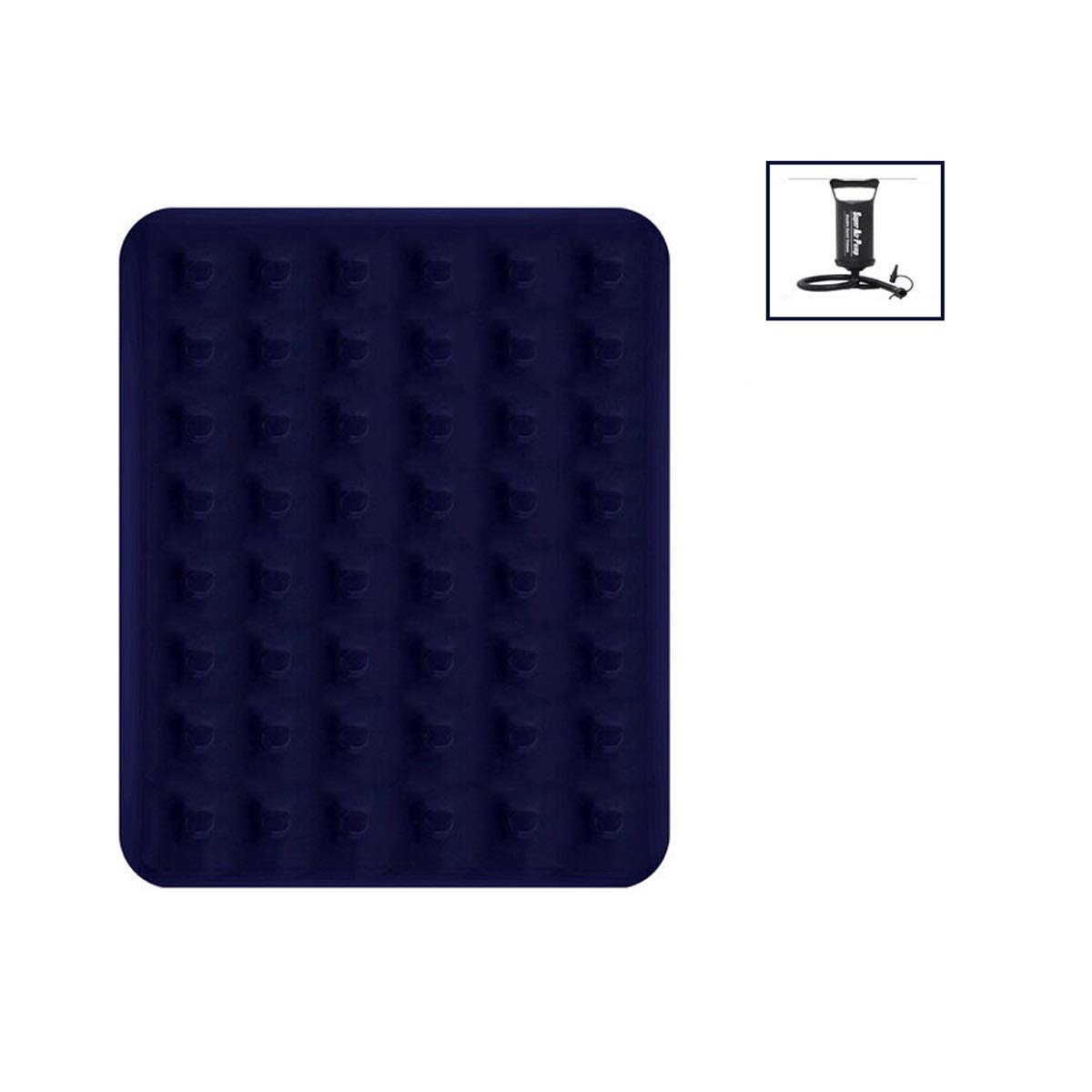**JLDN Twin XL Air Mattress with Built-in Hand Pump - Elevated Inflatable Airbed for Camping, Guest Beds & Home Use - Comfortable Portable Sleeping Solution for Indoor & Outdoor**    *(Use Cases: Perfect for camping trips, overnight guests, temporary home bedding, dorm rooms, and outdoor adventures.)*