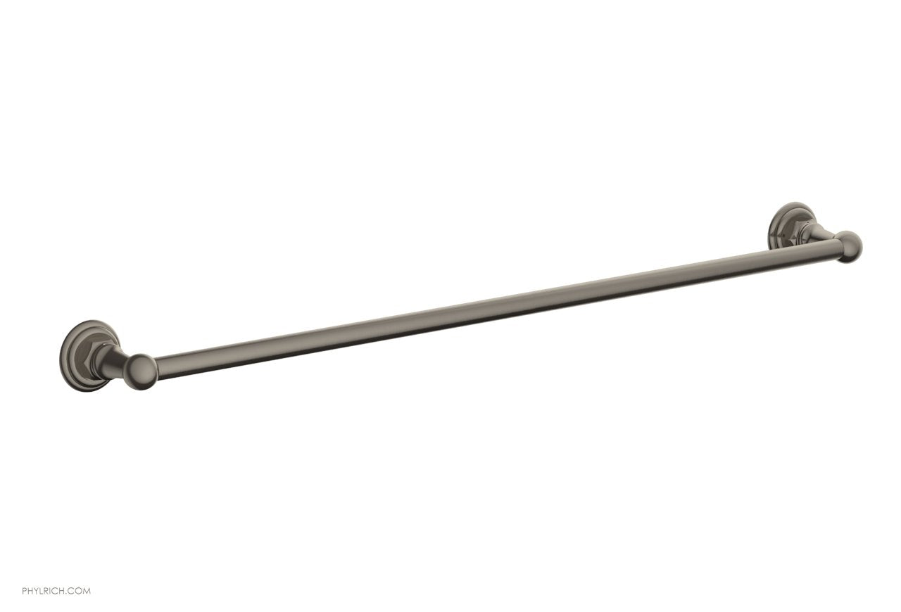 HEX TRADITIONAL 30-Inch Towel Bar - Chrome Finish Bathroom Towel Rack for Modern Homes - Perfect for Bathrooms, Kitchens & Laundry Rooms