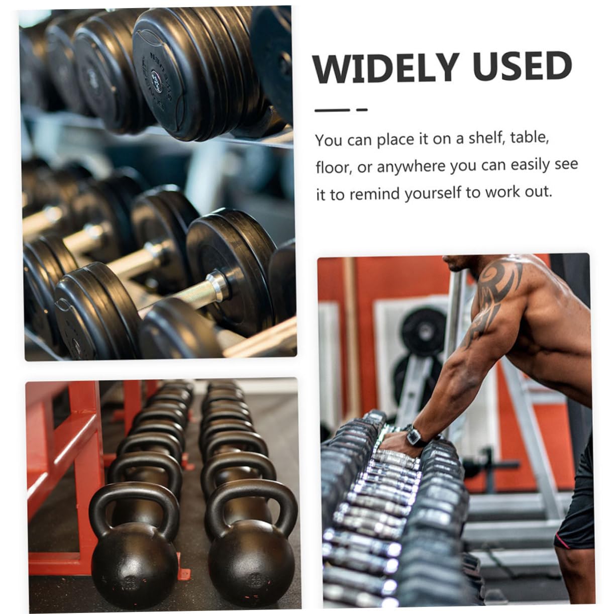 Yardwe Dumbbell Stand with Bar Cushion - Heavy Duty Dumbbell Rack Organizer for Home Gym Equipment Storage | Perfect for Garage, Basement & Home Workout Spaces