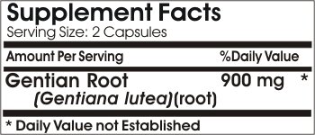 PureControl Supplements Gentian Root 900mg - 90 Capsules of Pure Herbal Extract for Digestive Support & Liver Health | Natural Supplement for Gut Wellness & Detox