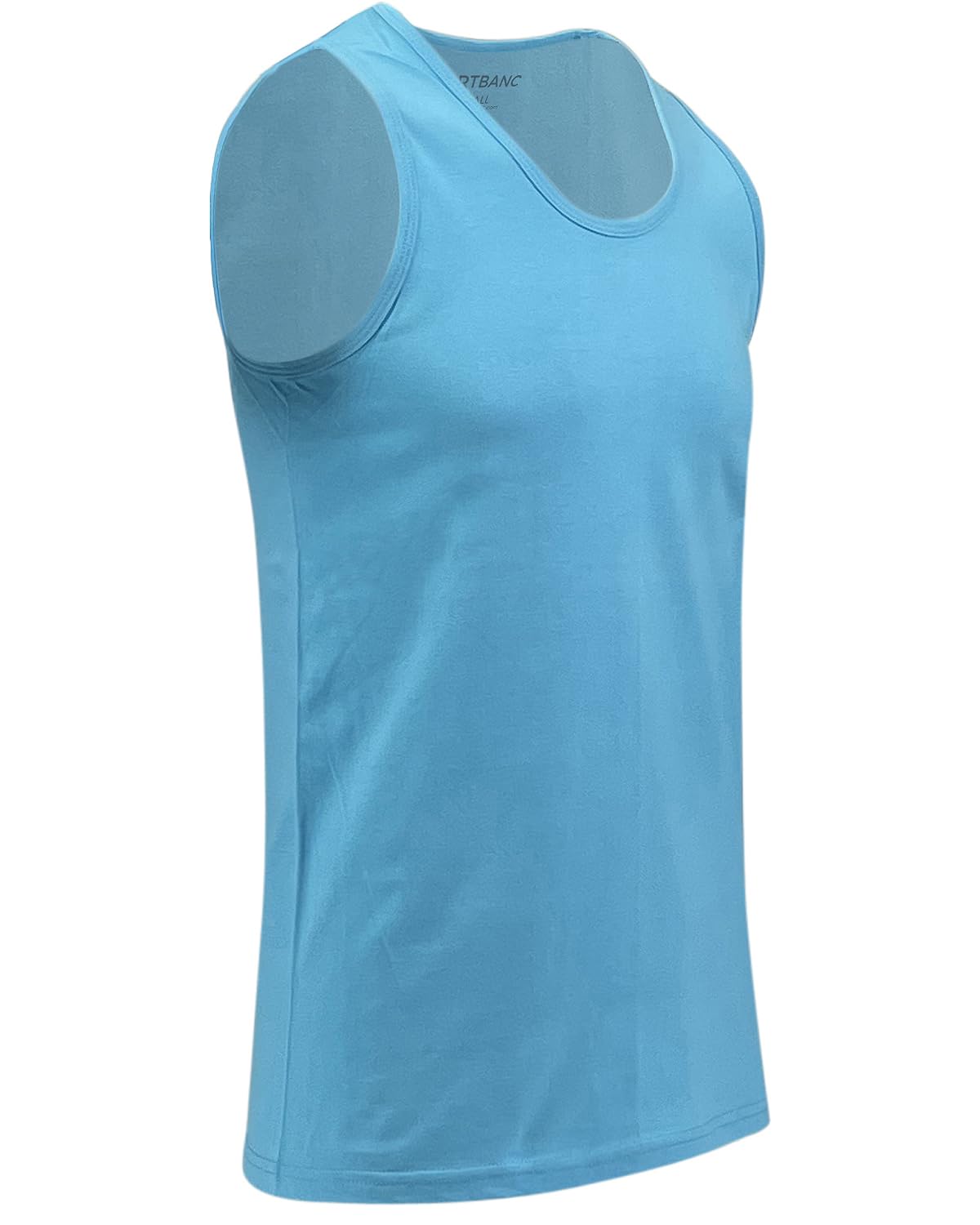 SHIRTBANC Men's Cotton Tank Top - Breathable Sleeveless Shirt for Gym, Workout & Beach | Summer Athletic Wear for Running, Yoga & Outdoor Activities