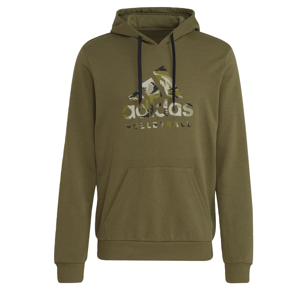 Adidas Women's Volleyball Graphic Camo Hoodie - Stylish Pullover Sweatshirt for Sports & Casual Wear - Perfect for Training, Gym & Outdoor Activities