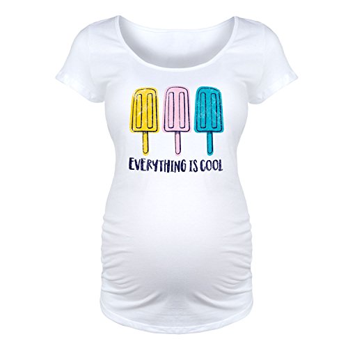 Bloom Maternity - Cool & Comfortable Maternity Scoop Neck T-Shirt for Pregnancy - Perfect for Casual Wear, Nursing & Everyday Comfort