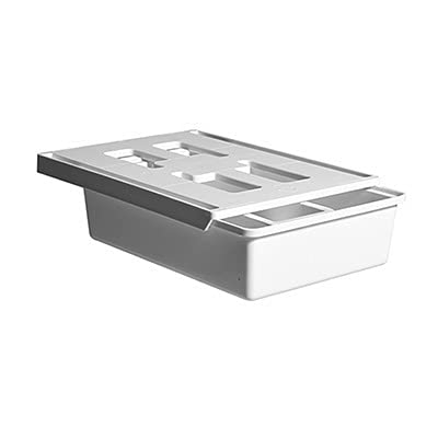 VALINK Under Desk Storage Organizer - Self-Adhesive Drawer, Workspace & Stationery Organizer, Multifunctional Desktop Storage Box for Office, Home, Makeup & Craft Supplies (Perfect for Small Space Organization)