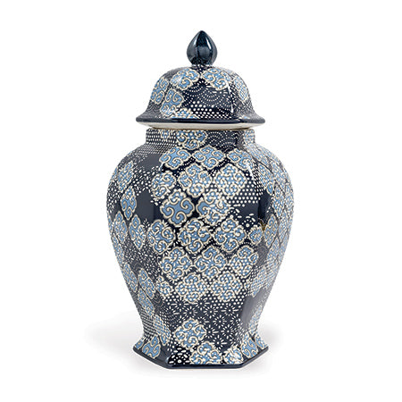 Belvedere Ginger Jar - Elegant Handcrafted Ceramic Vase for Home Decor, Wedding Centerpiece & Luxury Gift