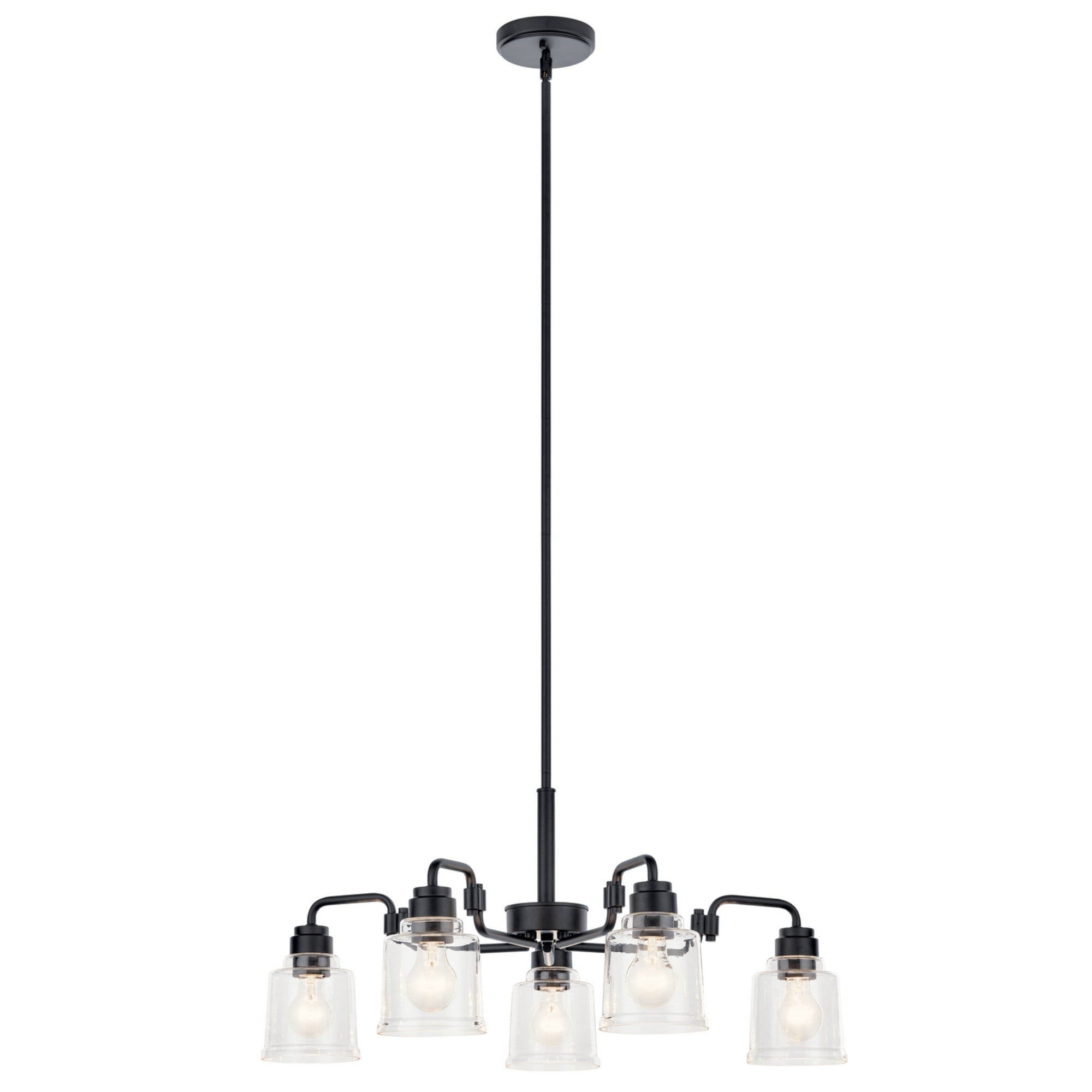 Elegant Aivian Crystal Chandelier - Modern Ceiling Light Fixture for Dining Room, Living Room & Bedroom Decor | Energy Efficient LED Lighting